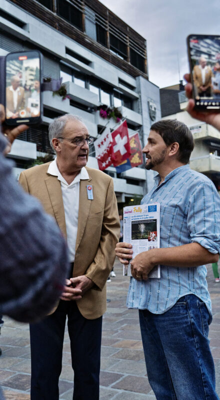 Guy Parmelin et Alain Léger, Fully - 31 juilllet 2025